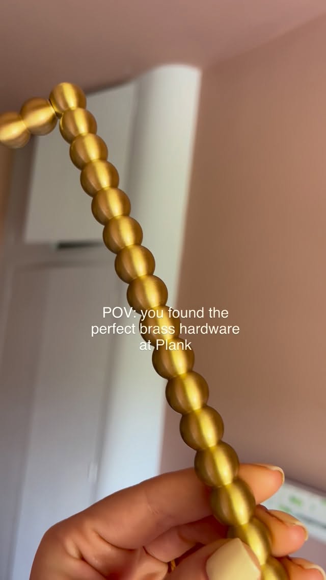 Instagram post by @that_reno_place for Plank Hardware. Caption reads: The day our room is ready to install these will be....