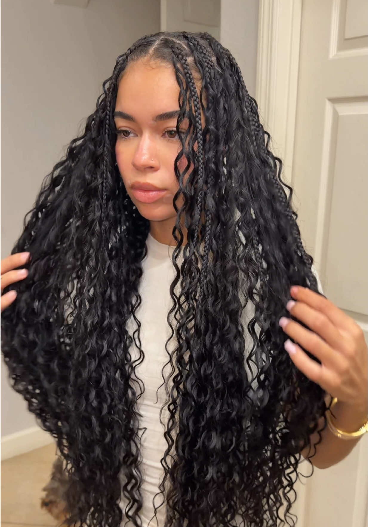 TikTok post by @thekaylaflash for Style Icon Hair. Caption reads: [...] gameee!! This hair was perfect from @Style....