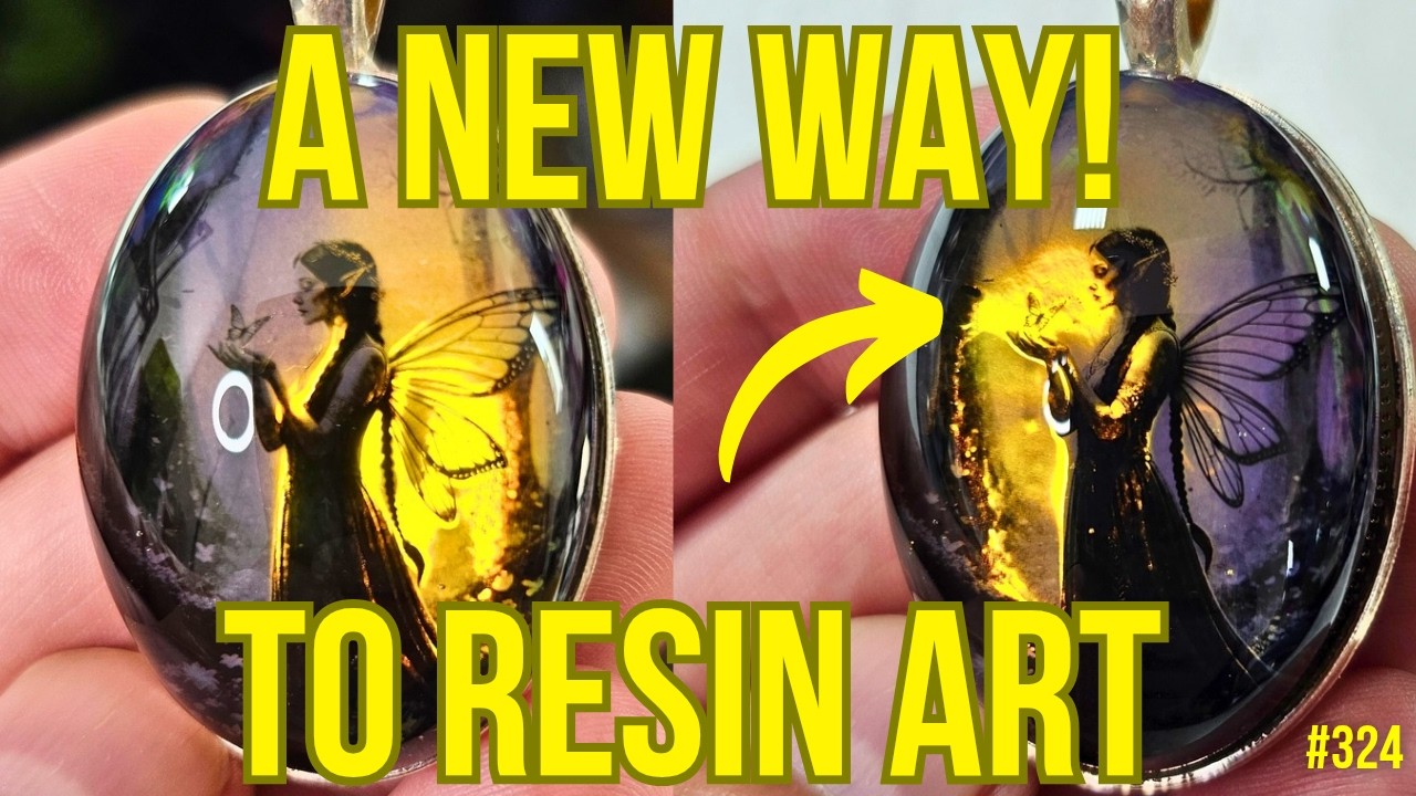 YouTube post by @daniel..cooper for xTool. Caption reads: 324. The MOST INCREDIBLE Resin Art YOU HAVE EVER....