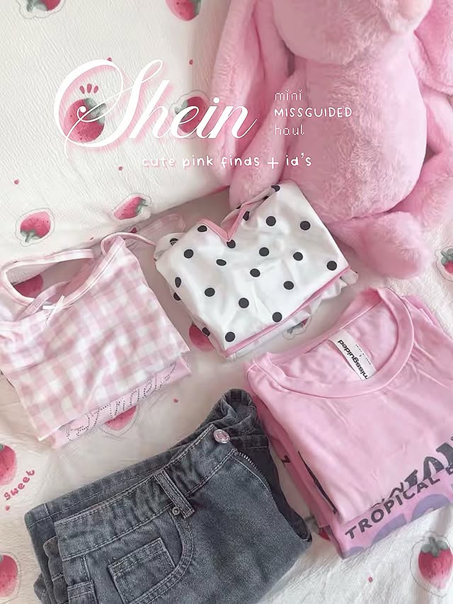 Instagram post by @dnsmeow for MISSGUIDED. Caption reads: [...] App to check out the amazing store....