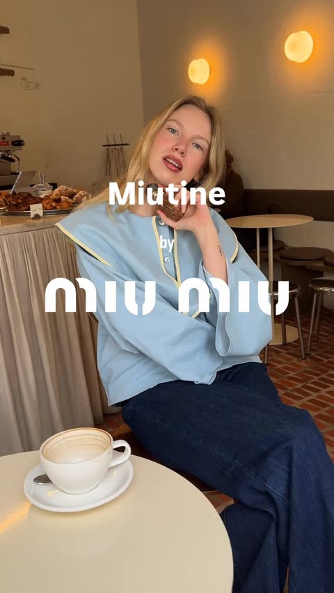 Instagram post by @wilmaaelena for Miu Miu. Caption reads: ad @miumiu M is for Miutine🍓🦢🧺🧁<3

#miumiu....