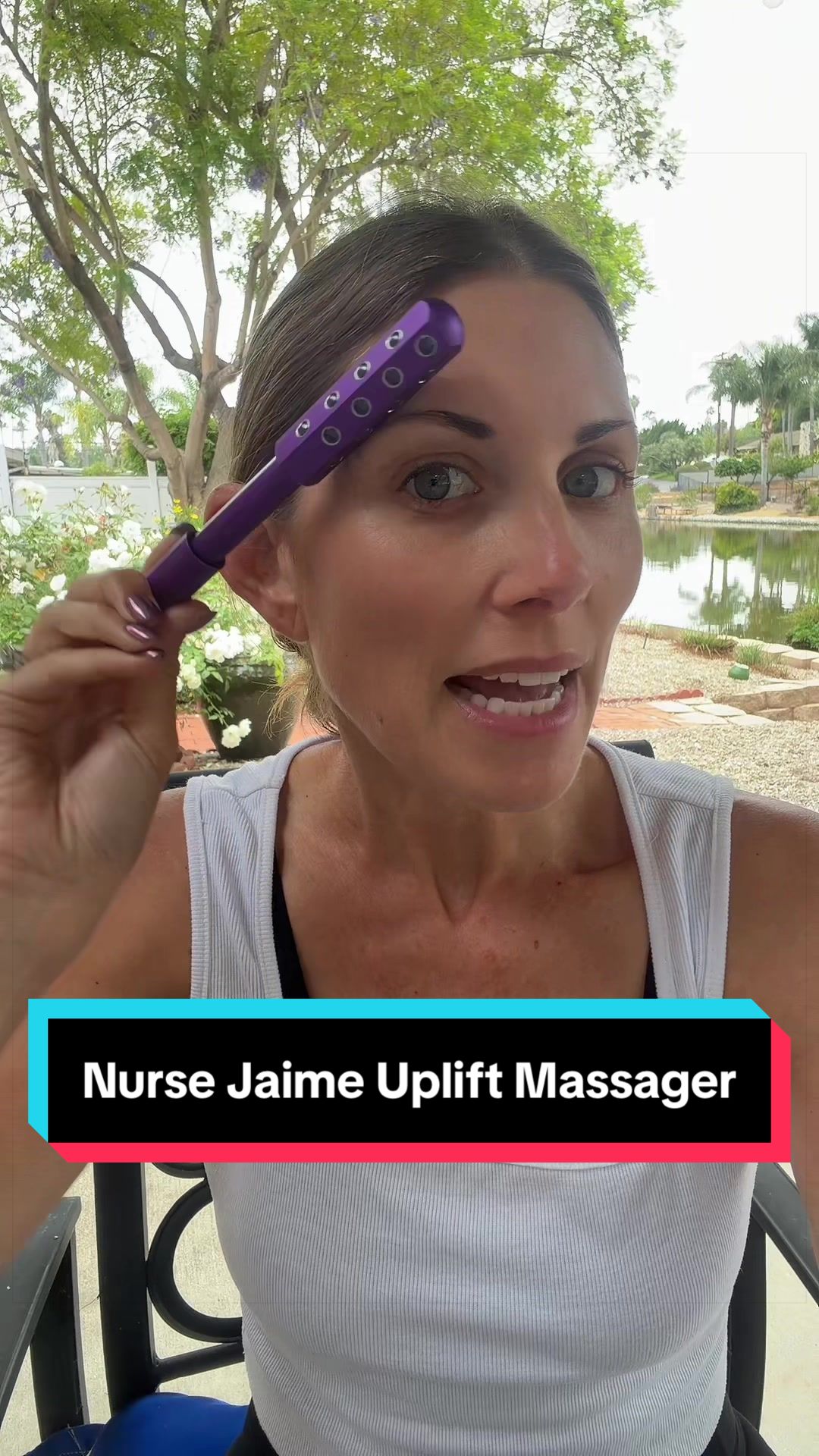 TikTok post by @deannegustafson for Nurse Jamie. Caption reads: The number one face roller is on deal! @Nurse....