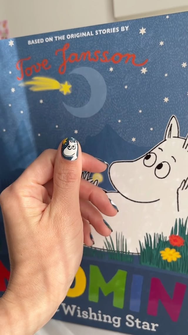 Instagram post by @stephstonenails for Moomin. Caption reads: [...] a surprise to no one that I’ve been a....