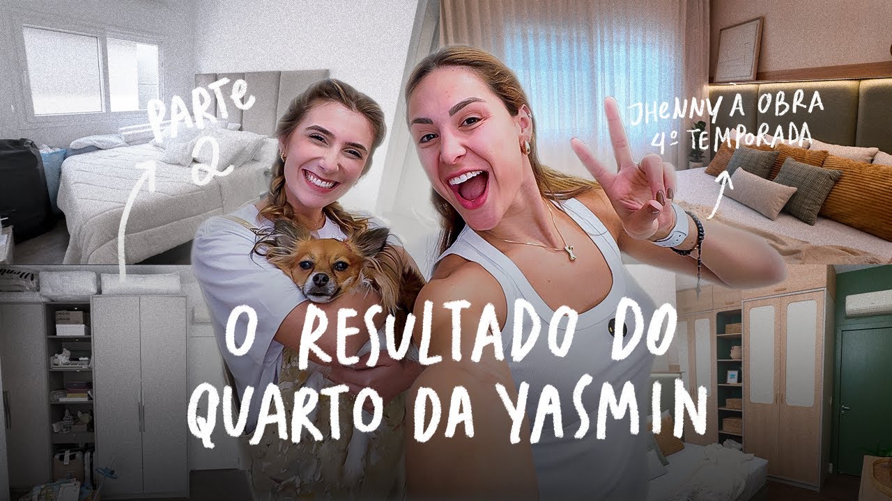 YouTube post by @jhennykeller for Emma Colchon. Caption reads: HOW DID @YasminCastilho'S ROOM LOOK AFTER THE....