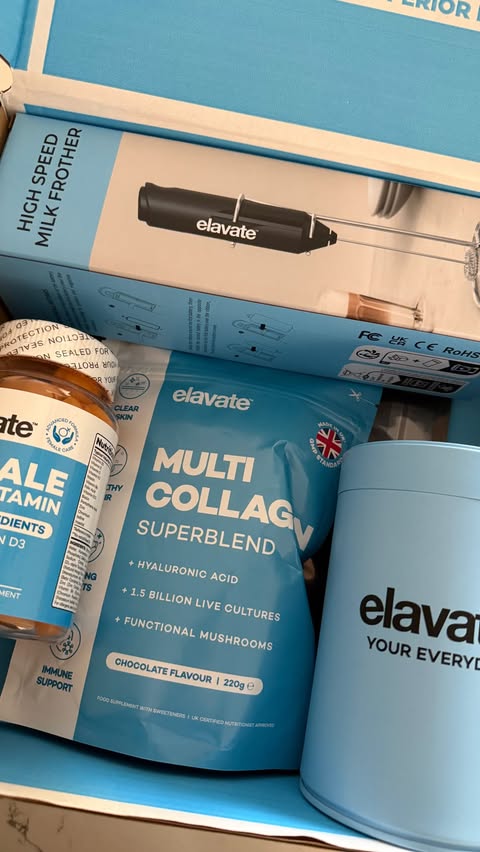 Instagram post by @working_mum_life19 for Elavate. Caption reads: [...] just things I can actually stick to. Elavate....
