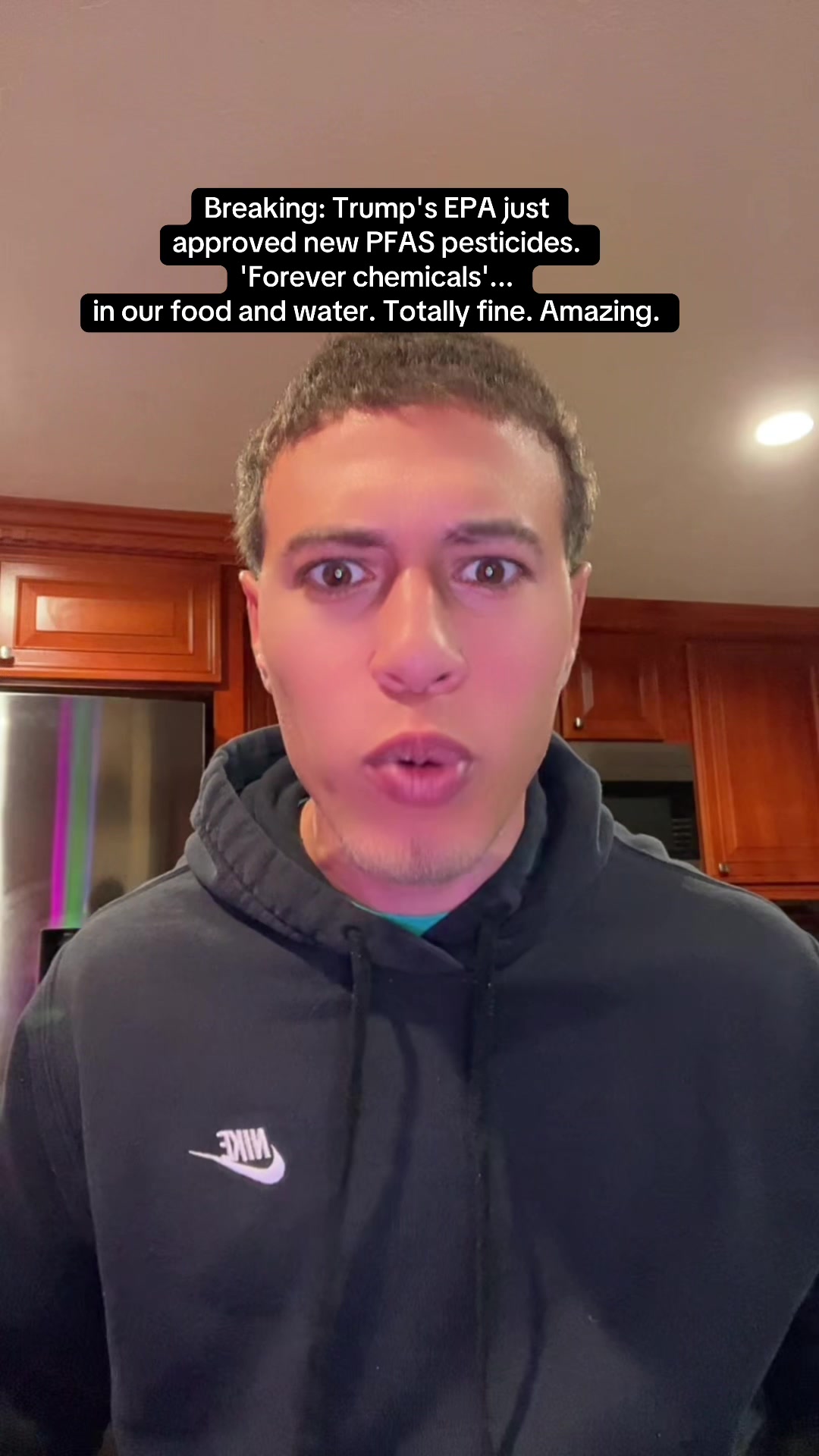 TikTok post by @jayrscottyy for Glacierfresh. Caption reads: #GalcierFresh #WaterFilter #CleanWater....