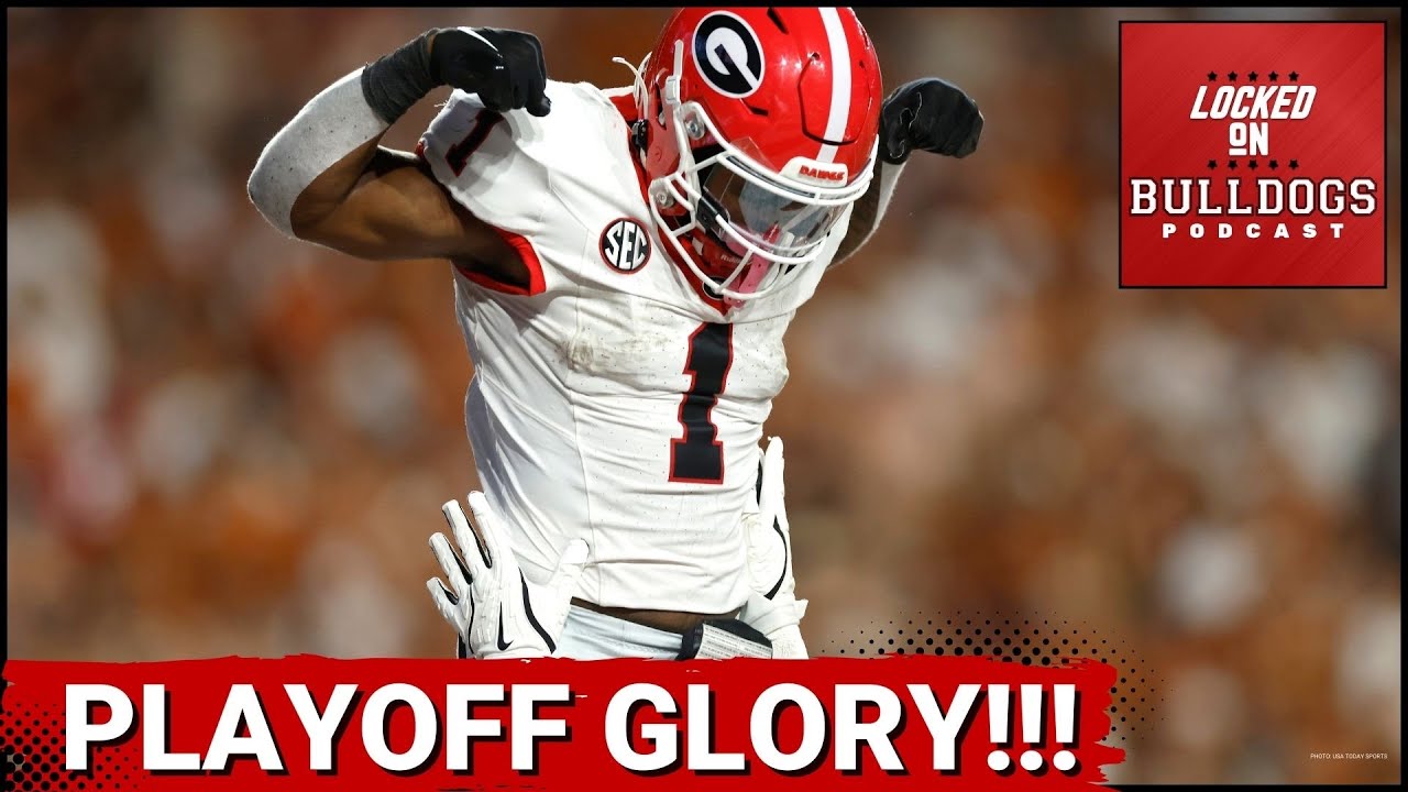 YouTube post by @LockedOnBulldogs for BUILT Bar. Caption reads: STUNNING: Georgia Bulldogs Call Out Playoff FLAW –....