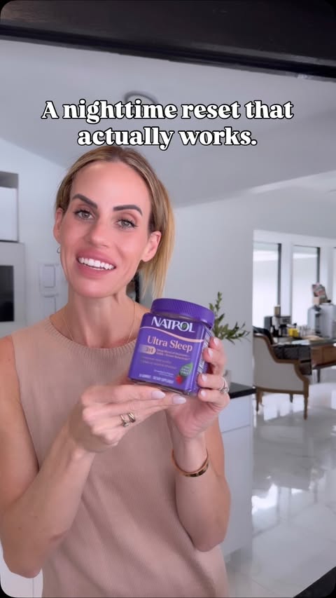 Instagram post by @theauthentichousewife for Natrol. Caption reads: #ad| My evening wellness reset.⁣ ⁣ Natrol® Ultra....