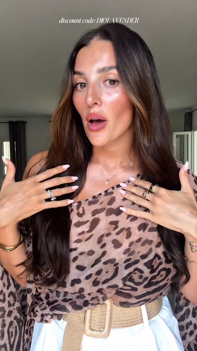 Instagram post by @diolavender for Linjer Jewelry. Caption reads: New jewellery is the key to my 🤍. I’ve been....