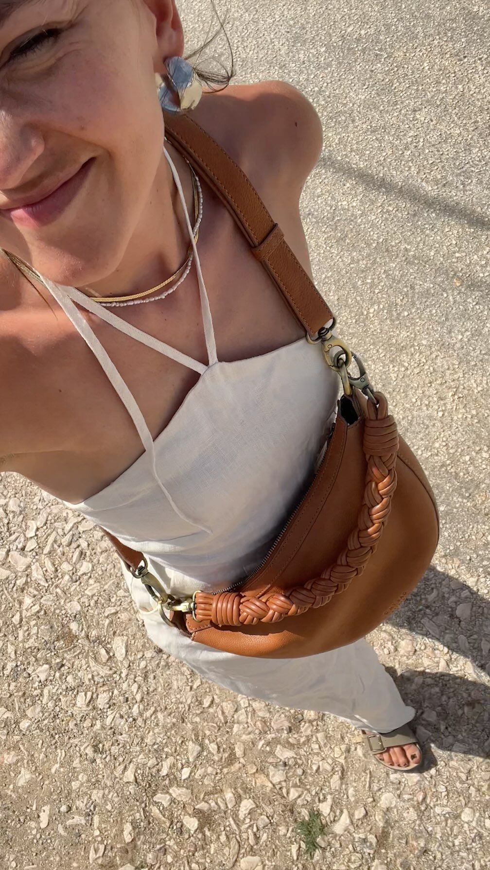Instagram post by @agnes_fox for O My Bag. Caption reads: [...] hyper-fixated on my new LEO bag from....