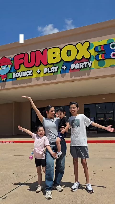 Instagram post by @meriahchristine1 for FUNBOX. Caption reads: [...] this summer. ☀️ We spent the day at....