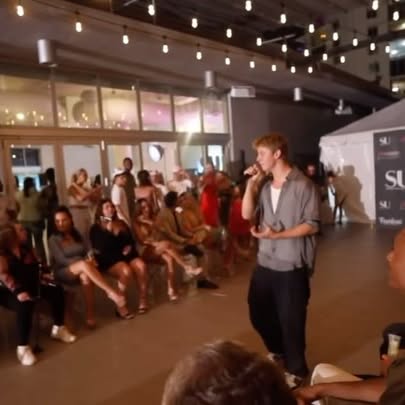 Instagram post by @stefanbenzofficial for Nasty Gal. Caption reads: Always a blast performing on the....