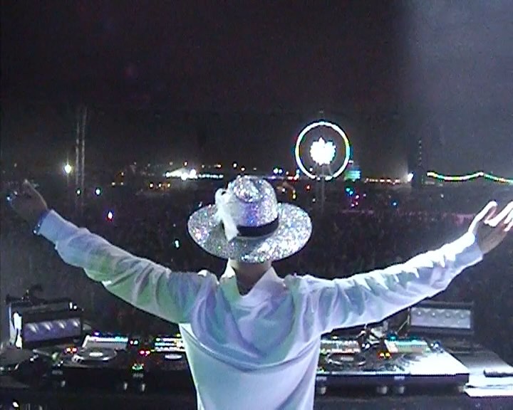 Instagram post by @dombresky for Coachella. Caption reads: i’m not gonna lie, I think disco dom shed a little....