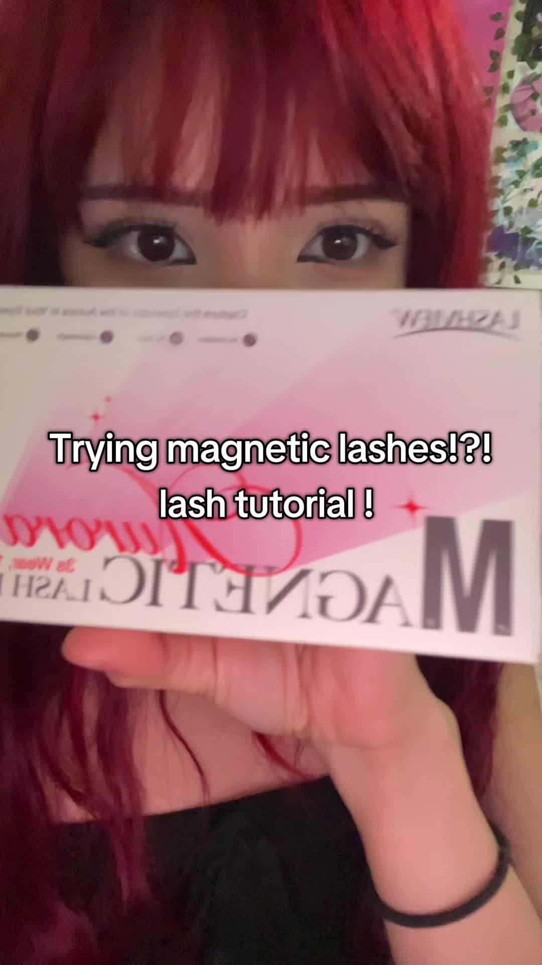 TikTok post by @c0nstipatedkitt3n for Lashview. Caption reads: these were super cool to try!! #lashview....