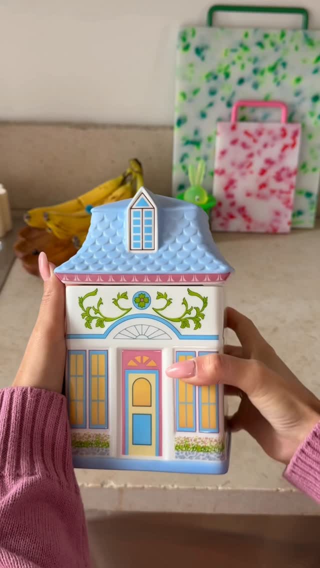 Instagram post by @daniklaric for Lenox. Caption reads: a giant version of the viral spice village 🥹 i’m....