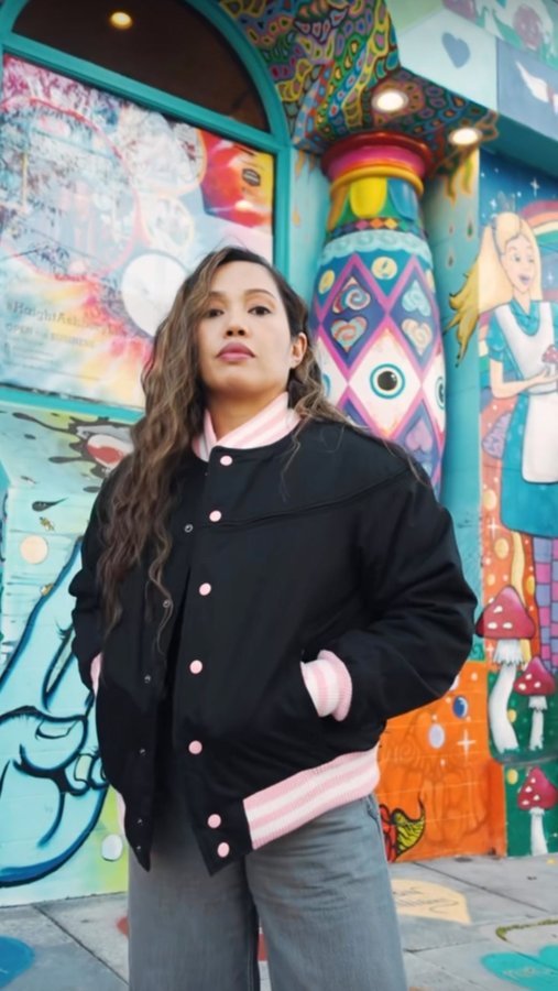 Instagram post by @imadoniseats for Ben & Jerry's. Caption reads: 🖤💖 Black & Pink never looked so clean—Derby of....