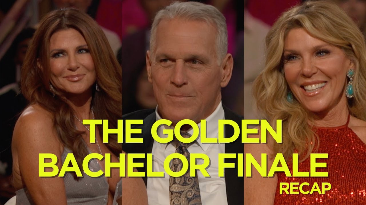 YouTube post by @shesallbach for Blissy. Caption reads: 'The Golden Bachelor' Winner Revealed: Who Does....