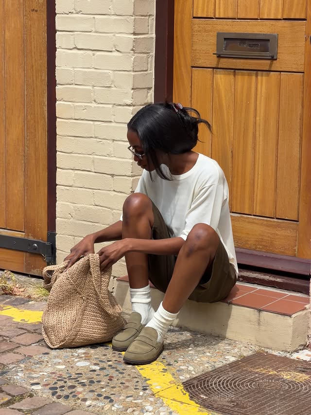 Instagram post by @_livmadeline for Hush. Caption reads: [...] slower summer moments. These looks from....