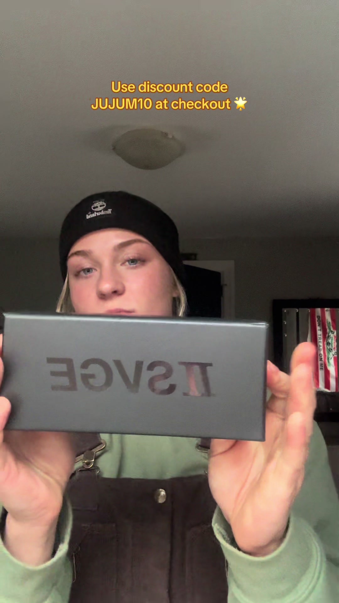 TikTok post by @boclatebanilla for TWO SVGE. Caption reads: @TWO SVGE #twosavagepartner My new favorites 🤤....