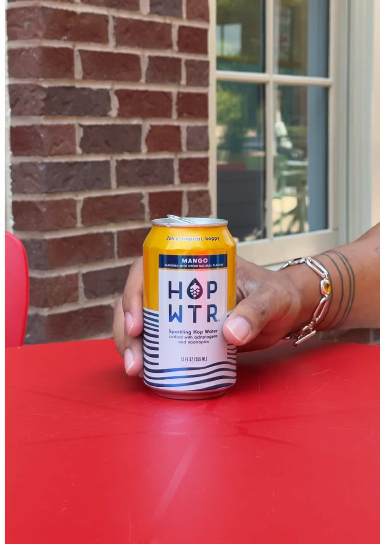TikTok post by @shanmolu for Hopwtr. Caption reads: [...] out this summer. If you haven't tried HOPWTR....