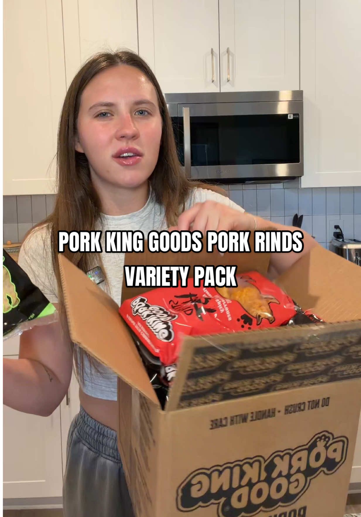 TikTok post by @kaitbrittendall for Pork King Good. Caption reads: @Pork King Good #fyp #tiktokshop #porkkinggood....