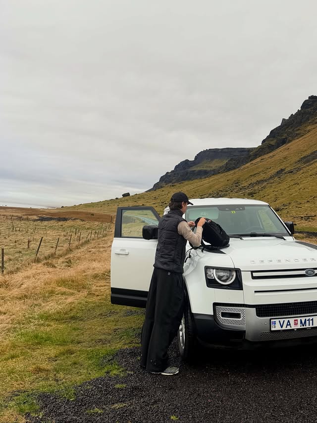 Instagram post by @nikolaitildanmark for 66°North. Caption reads: advertisement | exploring the beauty of Iceland 🧊....