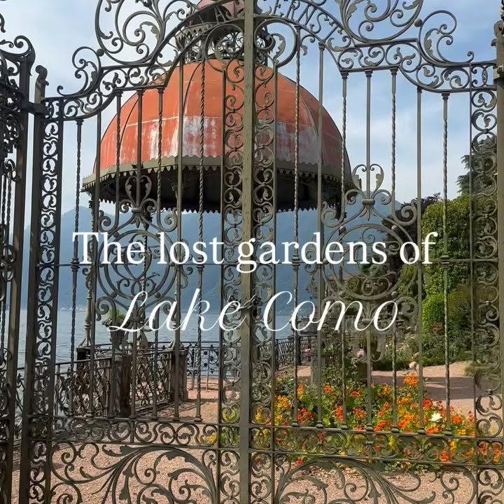 Instagram post by @augusts_garden for Hicks & Brown. Caption reads: Join me on a trip to find the lost gardens of Lake....