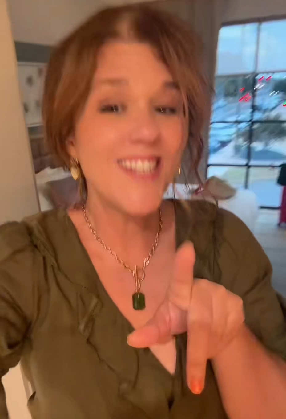 TikTok post by @authenticallylori for Freckled Poppy. Caption reads: The perfect sneaker jeans. Nondistressed, midrise,....