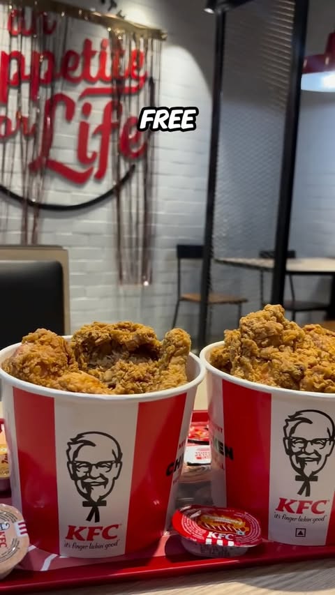 Instagram post by @ananya__deka for What's New In Bangalore. Caption reads: [...] #KFCBOGO #Buy1Get1 #KFCDoubleDeal....