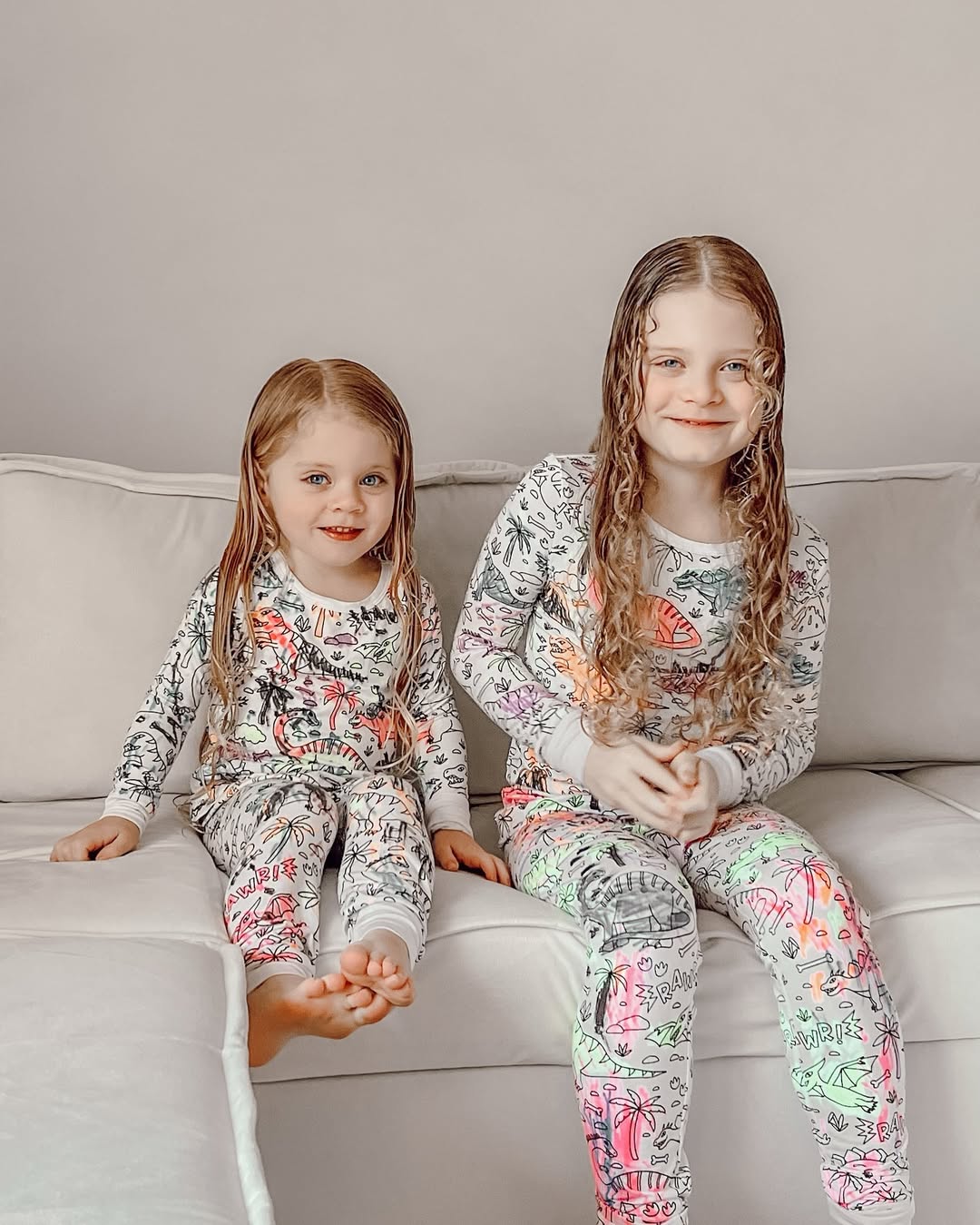 Instagram post by @mombunsandcaffeine for Caden Lane. Caption reads: Have you seen the new @cadenlane Color Me Pajamas?....