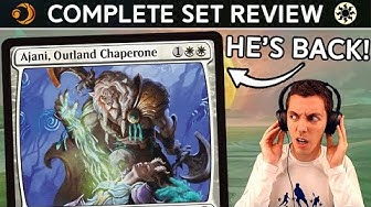 YouTube post by @JimDavisMTG for INTO THE AM. Caption reads: ⚪ Complete Set Review! ⚪ - 🧚‍♂️ Lorwyn Eclipsed....