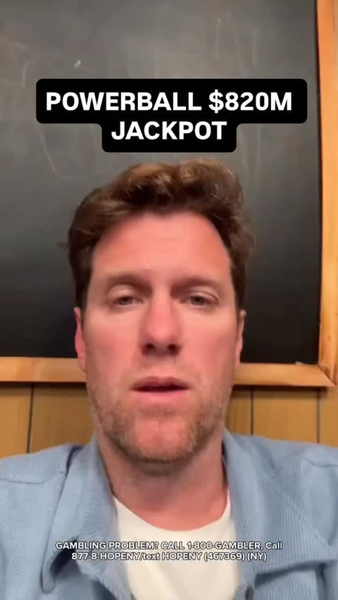 Instagram post by @kfcbarstool for Jackpocket. Caption reads: [...] is now over $820 MILLION. New @Jackpocket....