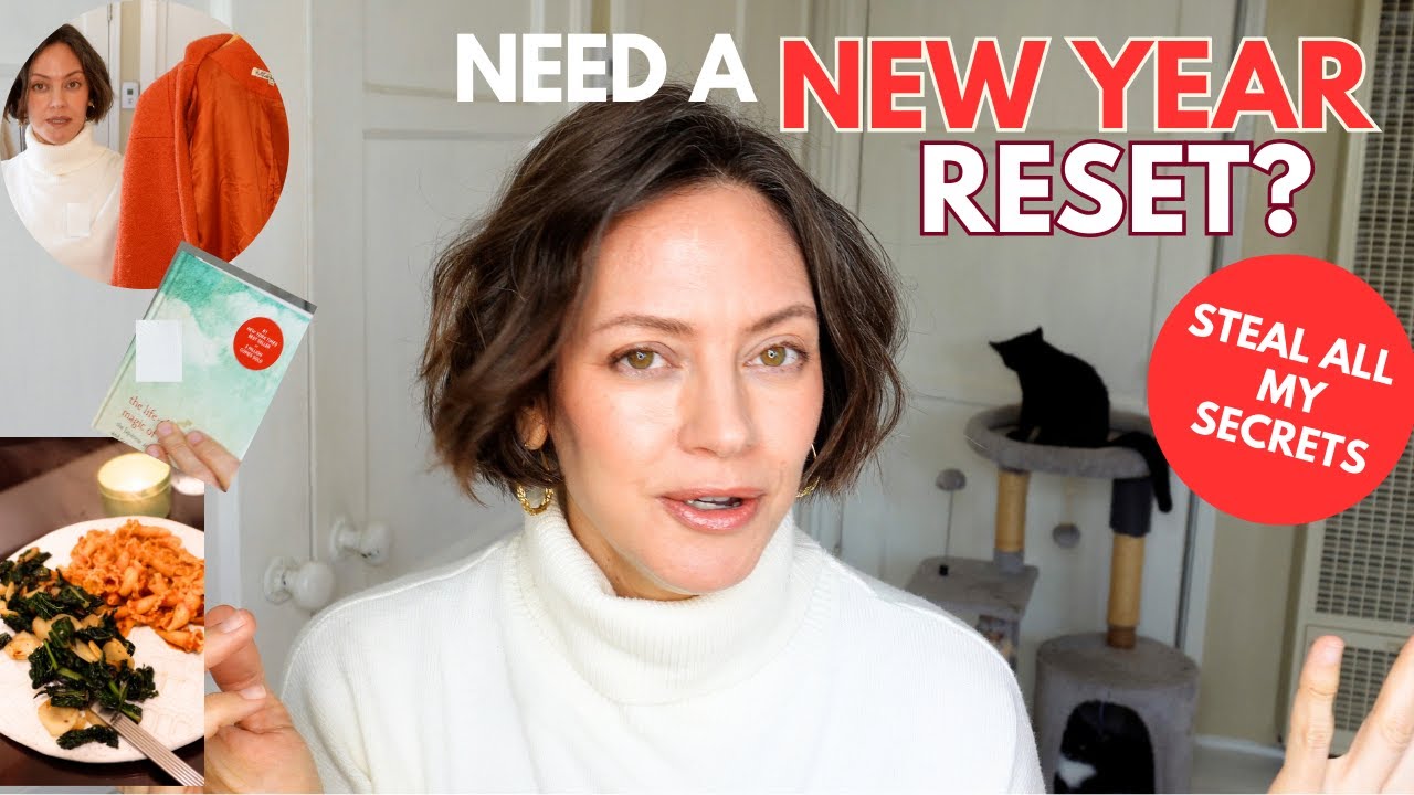 YouTube post by @unblahyourself for Qure Skincare. Caption reads: This is your year! New Years Reset - Change your....