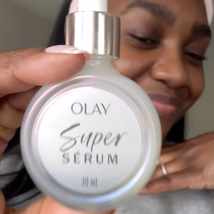 Instagram post by @rachelsavaunnah for OLAY. Caption reads: #ad I’ve partnered with @olay to share my go-to....