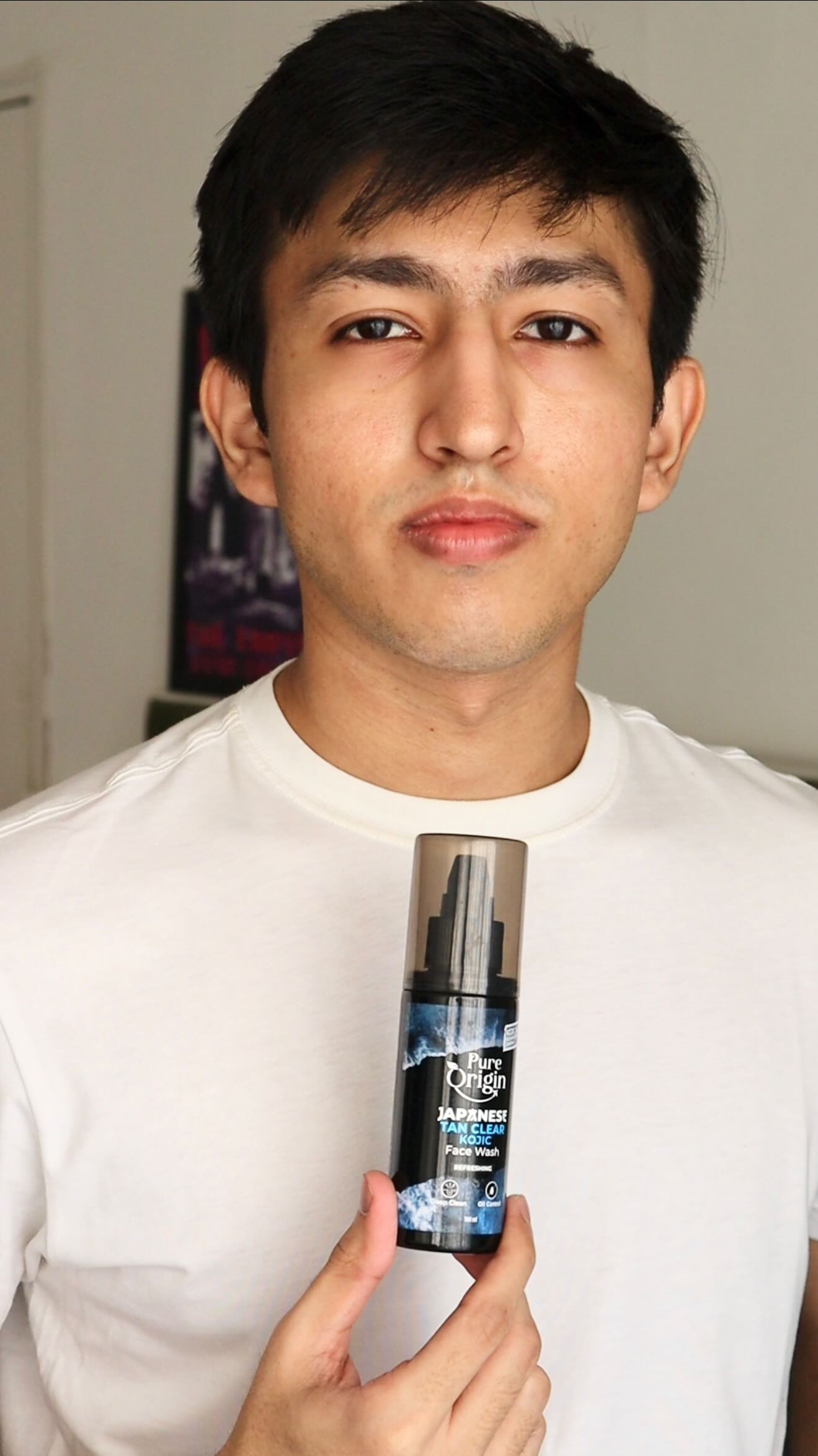 Instagram post by @nandishhhsharma for Pure Origin. Caption reads: Saving me from dull skin every time @pureorigin.in.