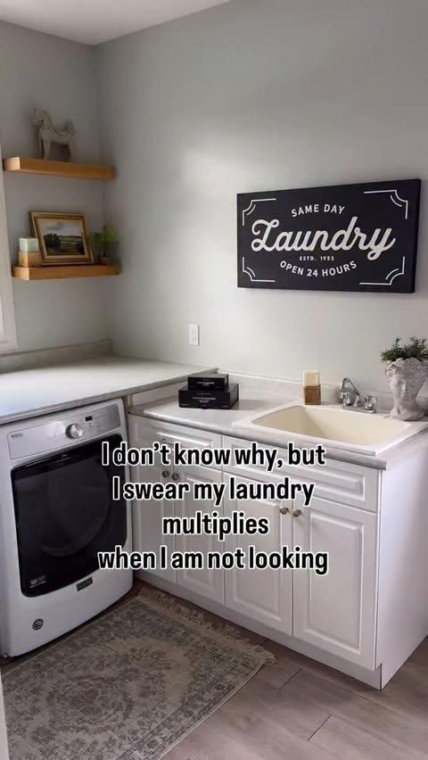 Instagram post by @dreamingofhomemaking for Laundry Sauce. Caption reads: Laundry Sauce smells so good. 

I don’t know why....