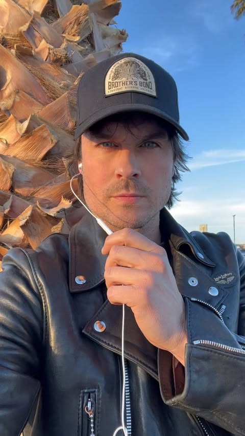 Instagram post by @iansomerhalder for Brother's Bond Bourbon. Caption reads: [...] #BrothersBondVideoSweeps2023 -Tag....