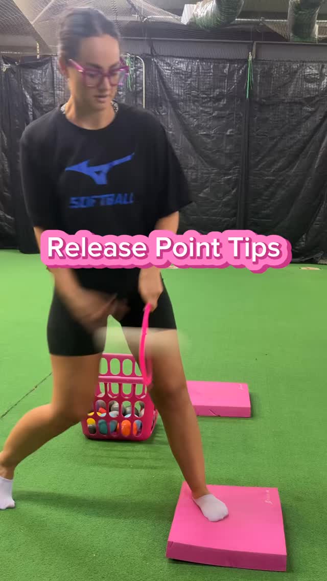 Instagram post by @the_range_pitching for Mizuno USA. Caption reads: “Coach D, my daughter was 3-up, 3-down in the....