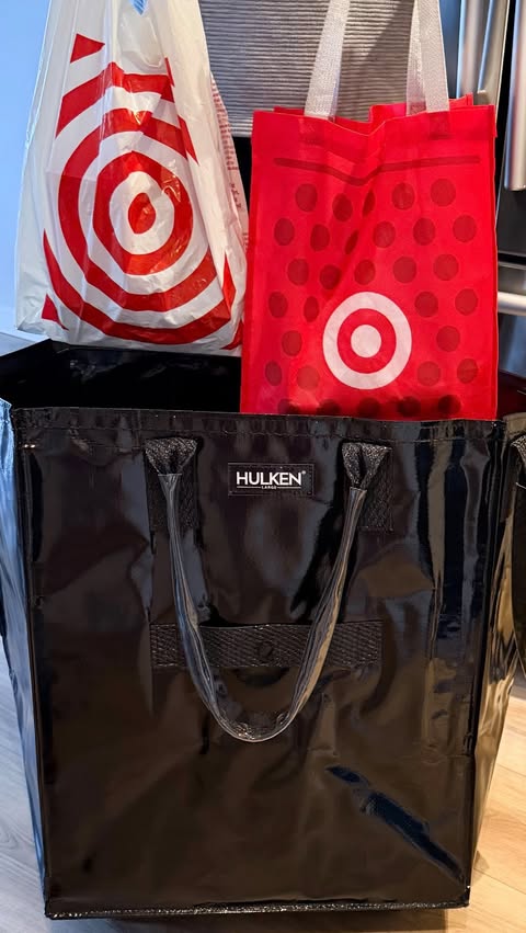 Instagram post by @targettakesmypaycheck for Hulken. Caption reads: [...] for just one thing today and that's the....