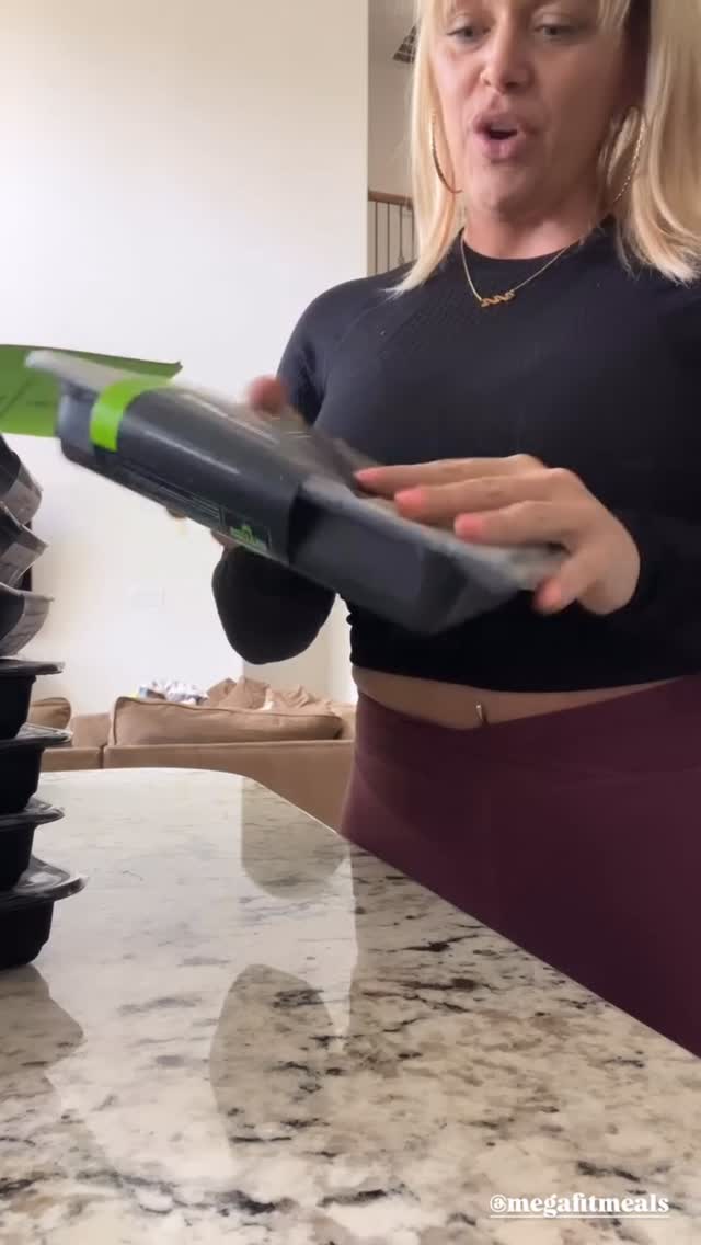 Instagram post by @elishalynfit for Megafit Meals. Caption reads: Champions are built on consistency and you can’t....