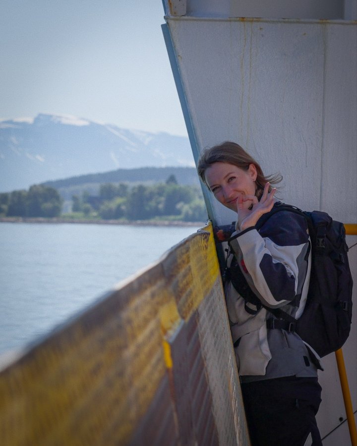 Instagram post by @_tshansen for Cardo Systems. Caption reads: Glimpses from episode 6 📸😍 So much sunshine and....