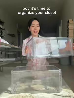 TikTok post by @clarahyee for Vtopmart. Caption reads: [...] #drawers #organizer #tiktokshopstockup....