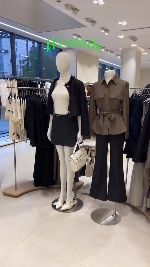 Instagram post by @glowithshady for Westside Stores. Caption reads: That in-between season when you just want to wear....