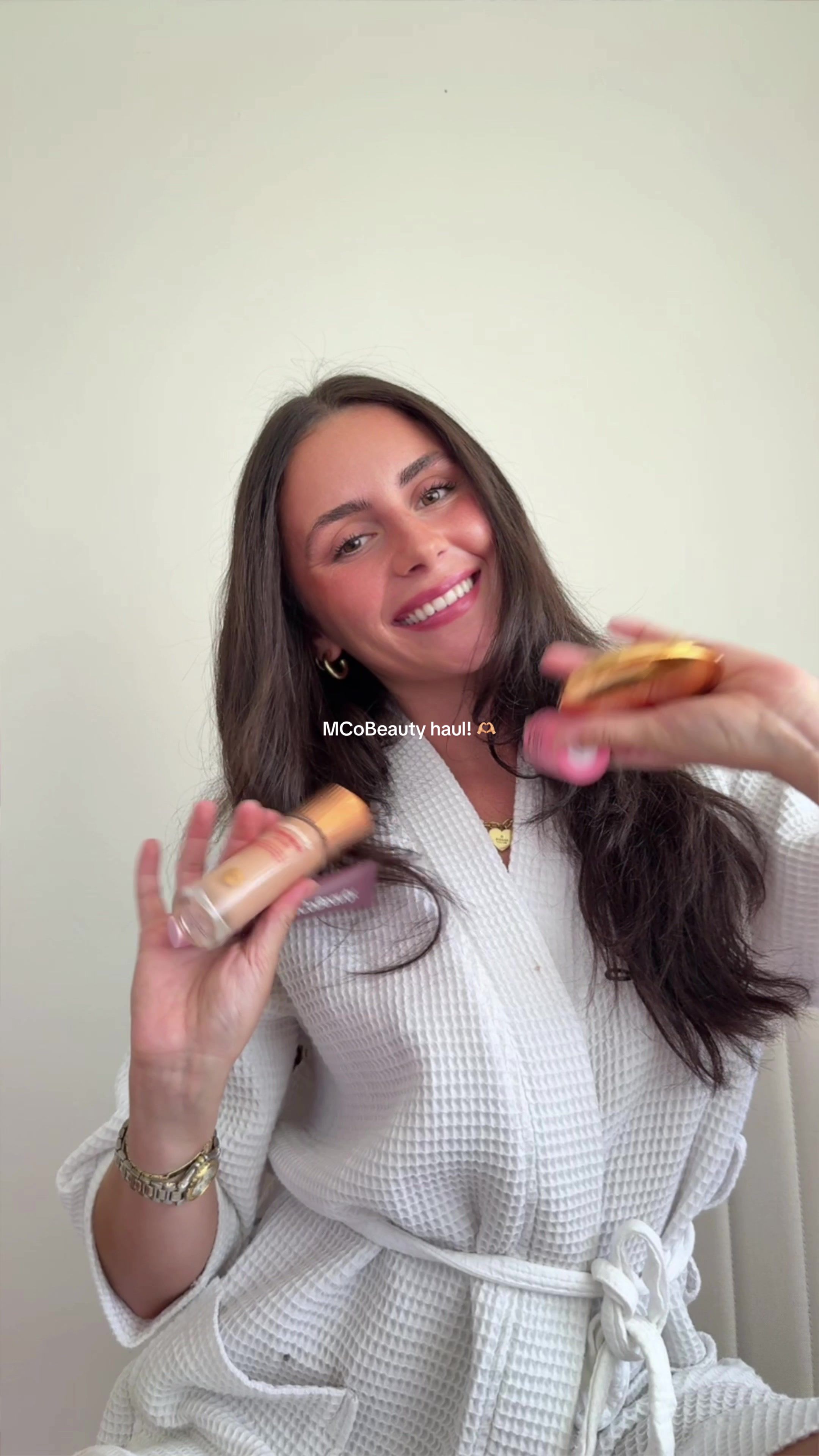 TikTok post by @lillyybearrr for MCoBeauty. Caption reads: Come shop with me at @target for my @mcobeauty us....