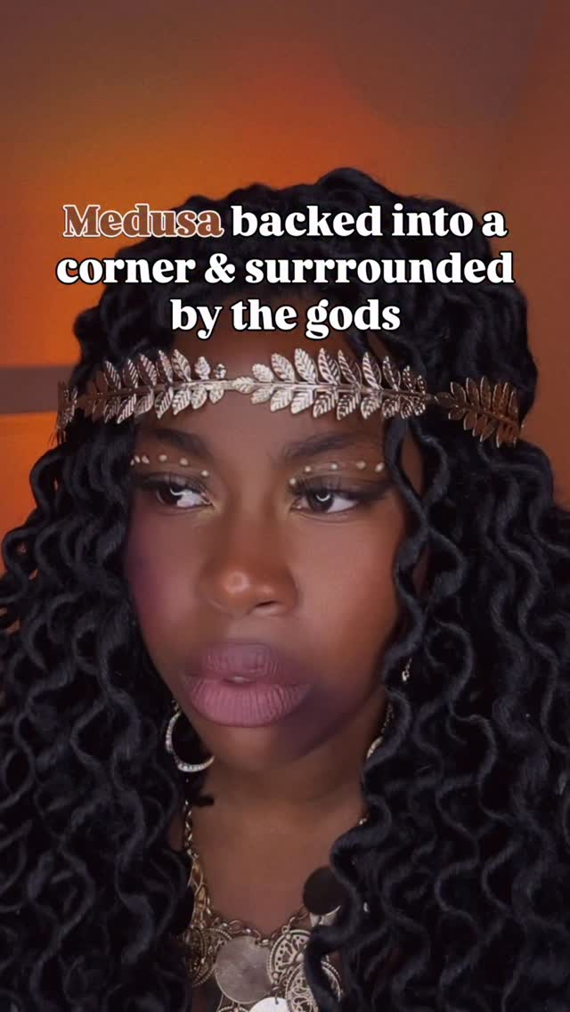 Instagram post by @brittanyrcoates for Profusion Cosmetics. Caption reads: Who do you think was the real Villain? (this is my....