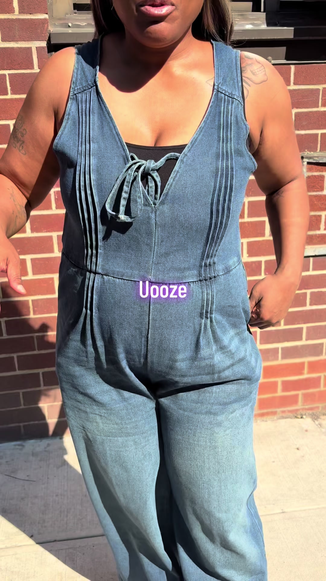 TikTok post by @karenk2056 for uoozee. Caption reads: [...] a onesie you need this in your wardrobe....