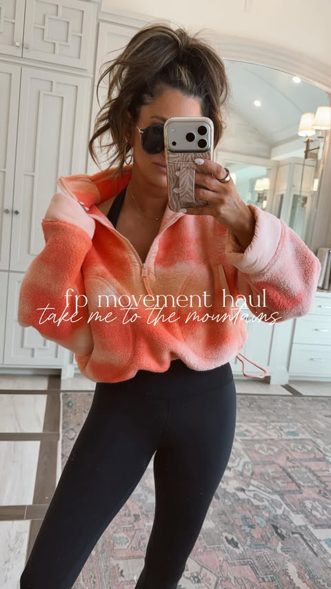 Instagram post by @moderndaymama1 for FP Movement. Caption reads: take me to the mountains 🏔️✨ @fpmovement never....