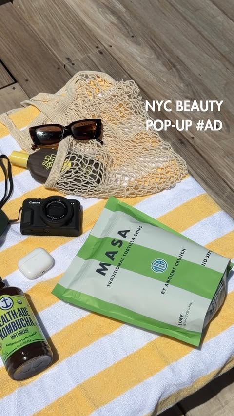 Instagram post by @newyorkbyjenny for FabFitFun. Caption reads: [...] beauty pop up coming back to NYC @fabfitfun....
