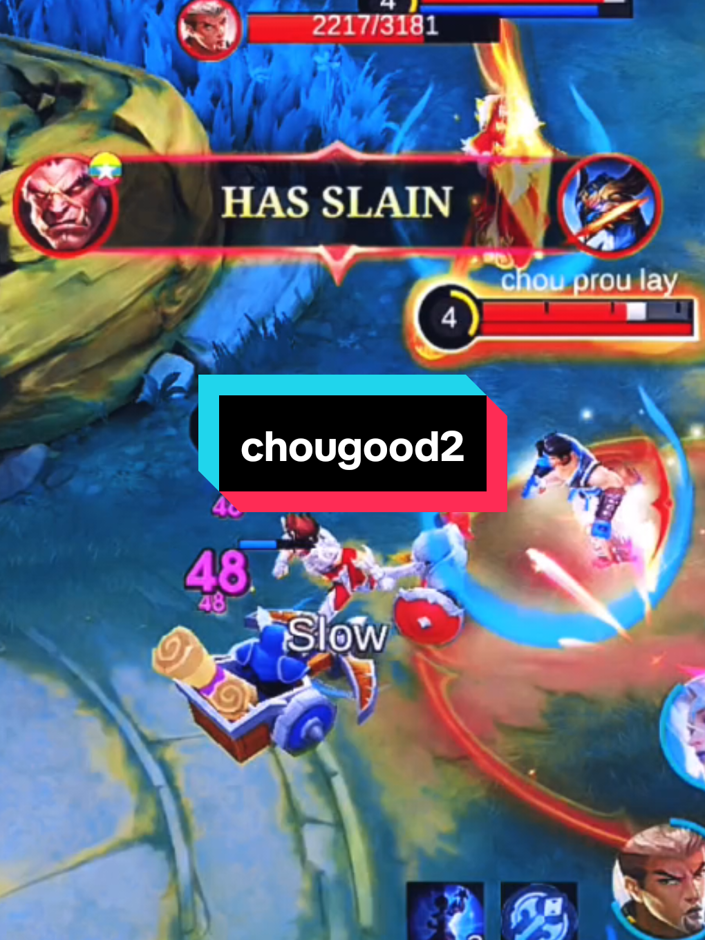 TikTok post by @kaixoboyml for MLBB TOP CREATION. Caption reads: [...] Game id 15527342 Server id 1650@MLBB TOP....