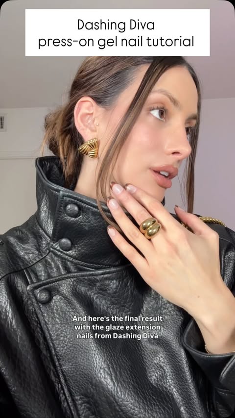 Instagram post by @olgasafari for Dashing Diva. Caption reads: [...] in under 10 mins! 💅🏼 Using....